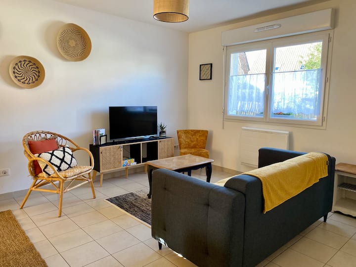 2-bedroom house near Berck/enclosed parking