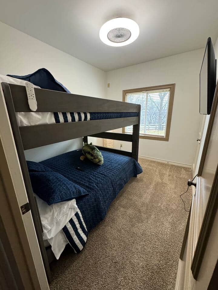 Queen over queen bunk beds
