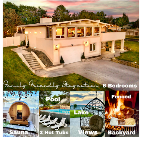 Family & Friends Fun • 3,700 SQFT • Lake Views