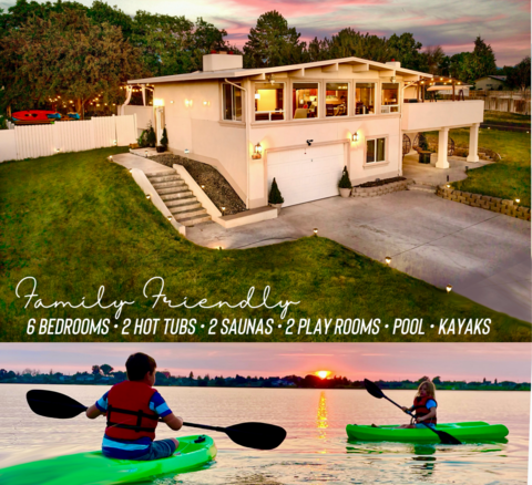 Family & Friends Fun • 3,700 SQFT • Lake Views