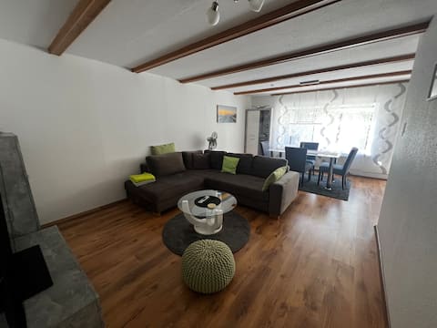 Bright basement apartment in Hockenheim