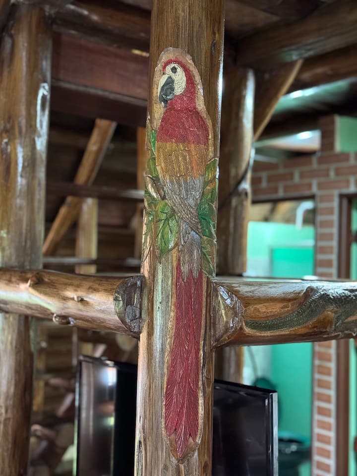 Rustic Chalet Cabin For 6•private Pool•gym Access - La Fortuna