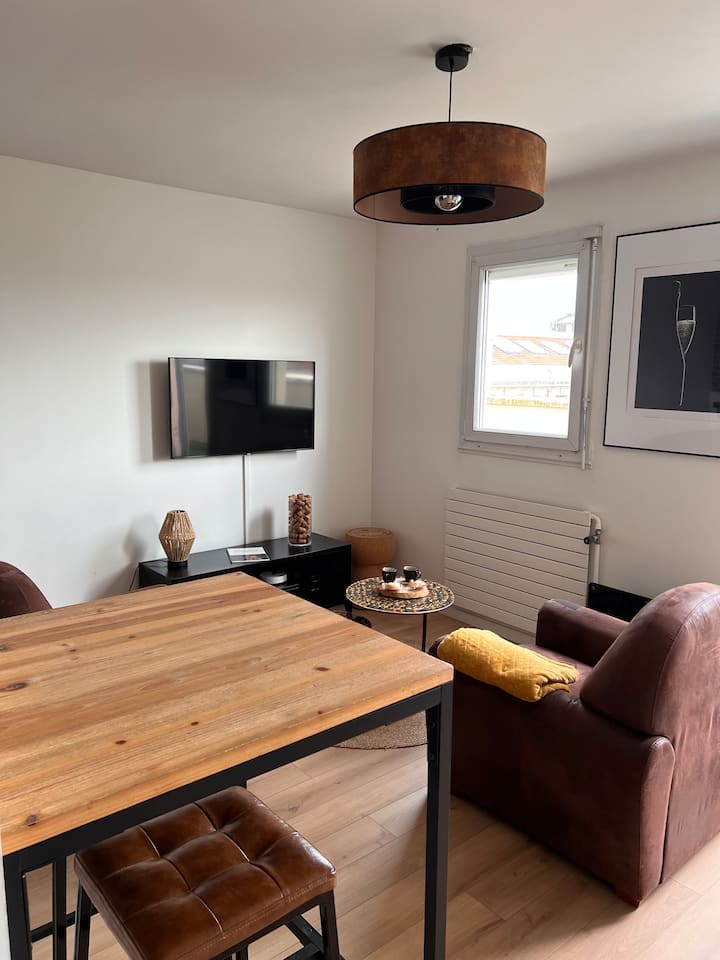 Studio Cosy Vue Cathédrale - Reims