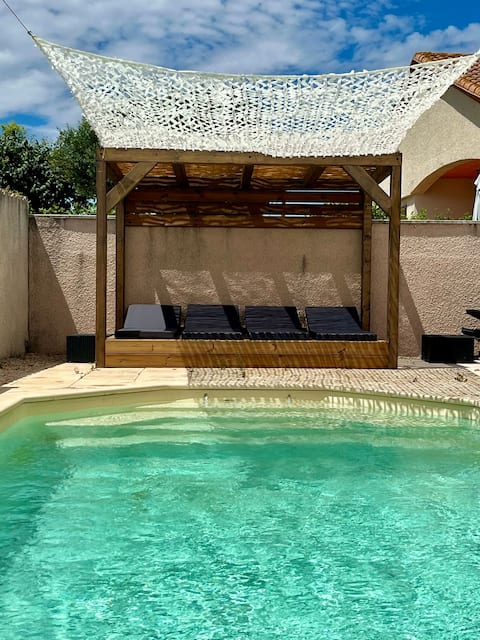 House with a pool