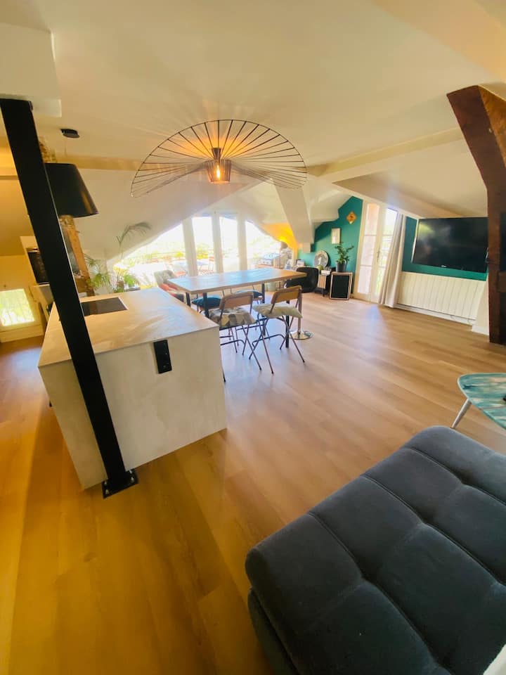 Appartement Atypique Avec Vue Mer Imprenable - Hyères