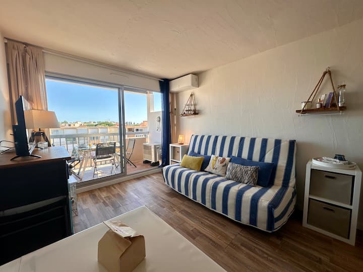 Studio Cabine Climatisé Avec Parking Privé - Le Grau-du-Roi