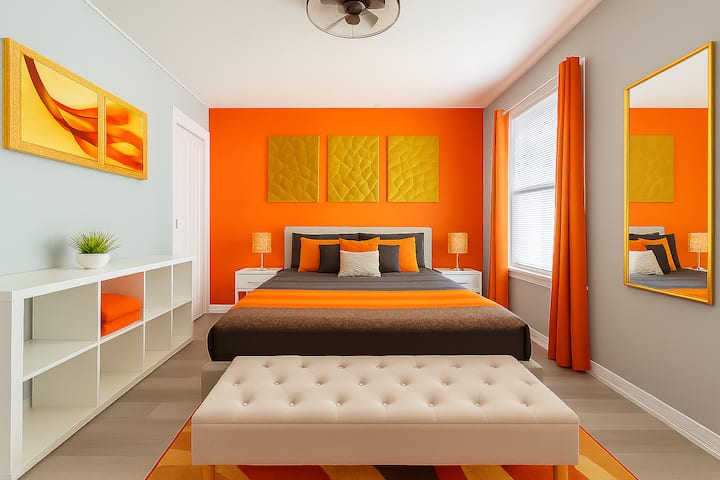 Krevat Queen Size me Dyshek Memory Foam • Dollap • Komodina • Llampa USB • Kondicioner • Televizor Smart 50" dhe Oxhak Elektrik."Projektuar për t'u çlodhur dhe për të shijuar pas një dite të gjatë udhëtimi ose pune"
Jaider, pritësi yt