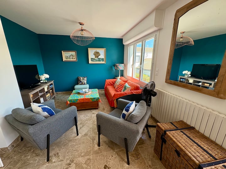 4/6pers 98m2 A 700m Plage, Jardin Clos, Trampoline - Pornic