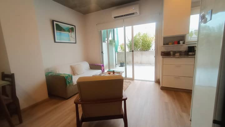 Квартира-студия с частной террасой и зоной гриля в Coghlan