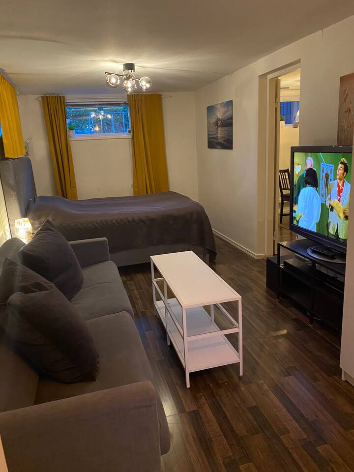 Private apartment. 26 min public transport to city