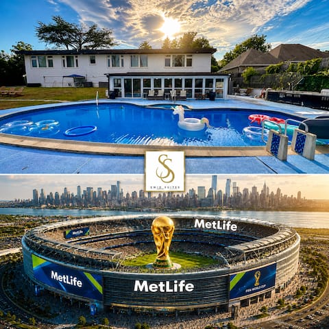 Luxury 5BR Mansion | 15 Mins to MetLife