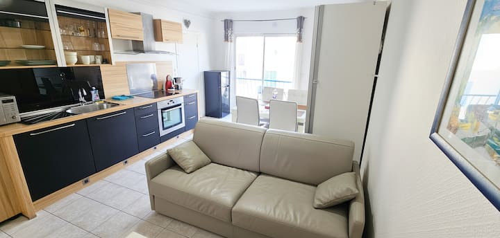 150m Plages, T2 Climatisé, 32 M², Calme&familiale - Villeneuve-Loubet