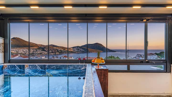 Suit 1 Kalkan Merkezdedeniz Manzaralıapart Manzara - Kalkan