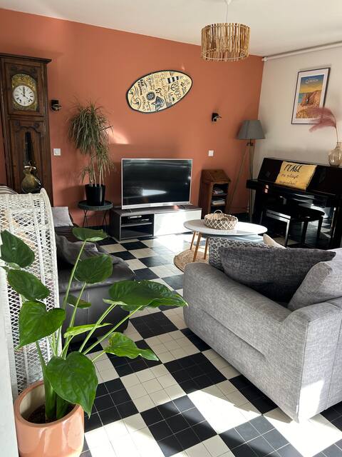Popular Airbnb listing: KER MAMÉ Family home in the center of Saint-Pierre in Saint Pierre Quiberon