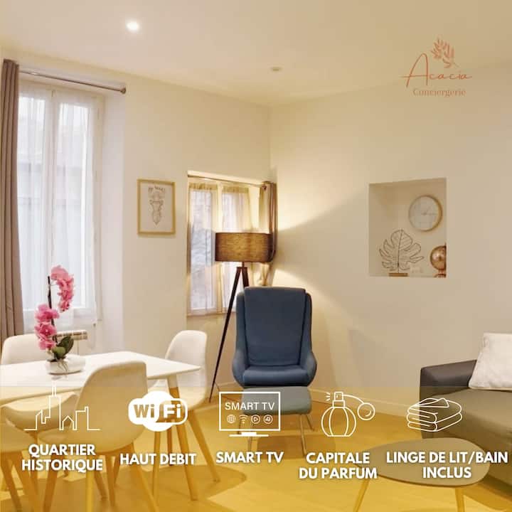 L'escapade Appartement Cosy Au Coeur De Grasse - Grasse