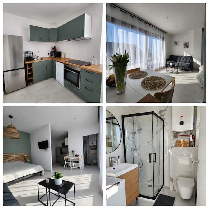 Vue Lac & Terrasse - Studio Cosy, Parking Privé - Lugrin