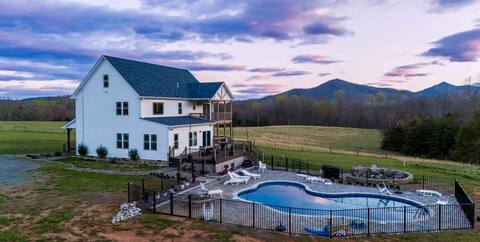 NEW! Secluded Farmhouse, Heated Pool, Fire Pit