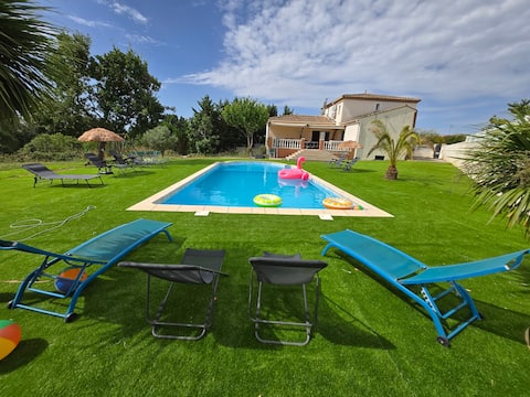 Villa 21p New pool & garden