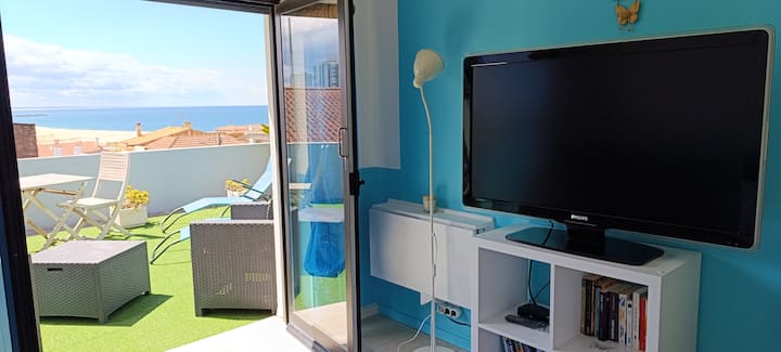 Casa Béluga 2/1 Terrasse Vue Océan, Plage 400m - Figueira da Foz