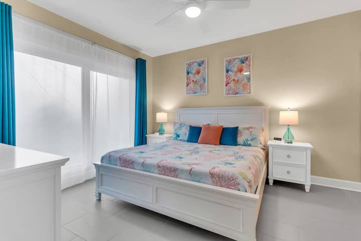 The Master Bedroom features a new Hybrid King Size Mattress