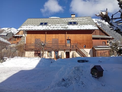 Family cottage overlooking the mountains