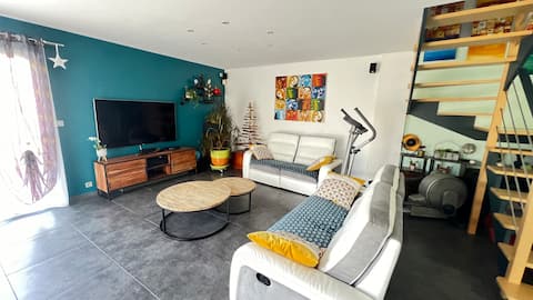 Top Airbnb: Beautiful house for 4-6 people near the beach - pool table in Erdeven
