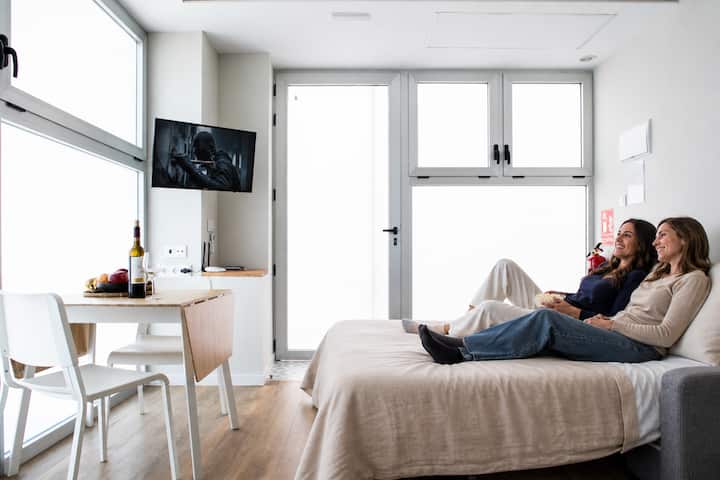 Port Suite | 4 Guests | Ac Wifi | 15 Min Cityarts - Valencia