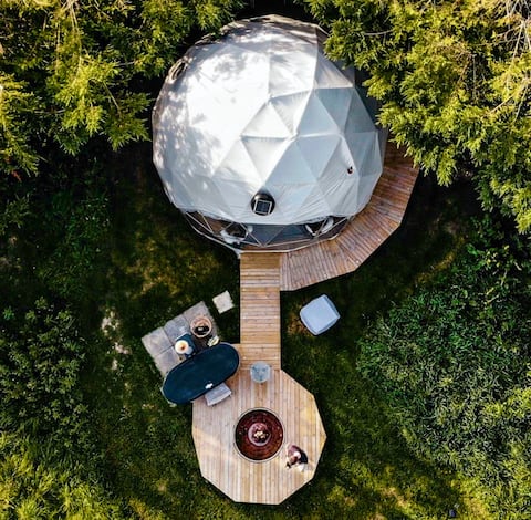 Unique Dome | Glamping | Hot Tub | Surrey | Adults