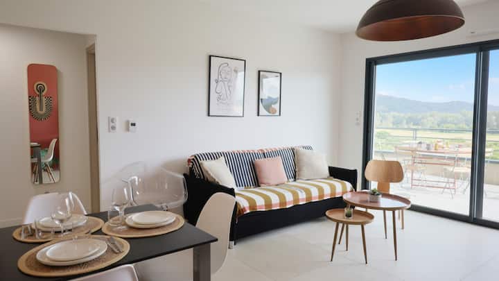 Joséphine | T3 Vue Exceptionnelle | Terrasse Bbq - Porto-Vecchio