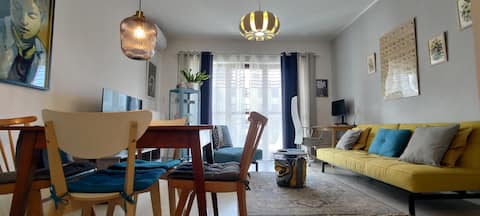 Popular Airbnb listing: Wilanów Comfort (garage, air condition, Wi-Fi) in Wilanów