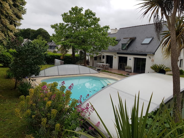 Maison Avec Piscine Et Jacuzzi Proche Des Plages - Clohars-Carnoët