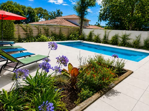 Family Villa w/ Pool near Hossegor, Beaches, Lakes