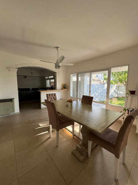 Spacious apartment with park and grill