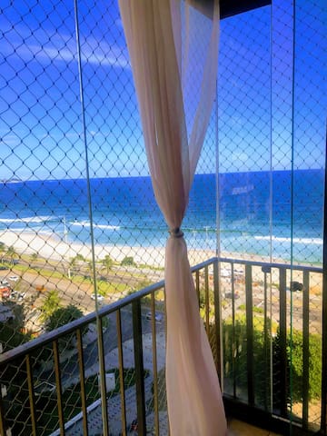 Flat 2 suites com vista maravilhosa mar e lagoa.