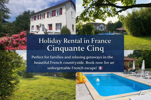 Charming 8 bed w/Pool & Outdoor Kitchen in village