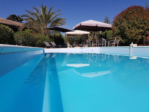 4-star family villa with pool + EV charging station