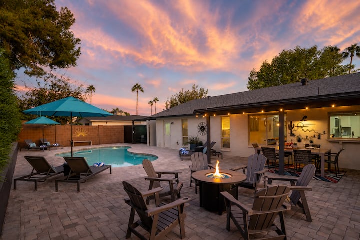 Kierland Retreat | Heated Pool + Outdoor Tv - Phoenix, AZ