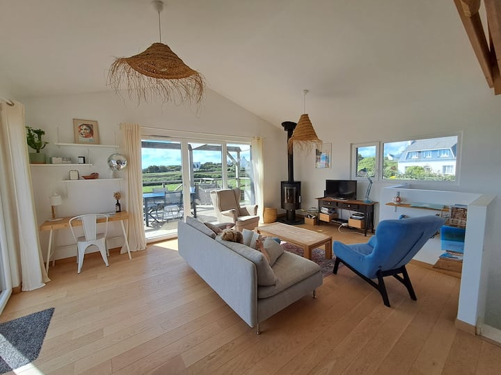 La Maison à L'envers, Vue Panoramique Sur La Mer. - Pouldreuzic