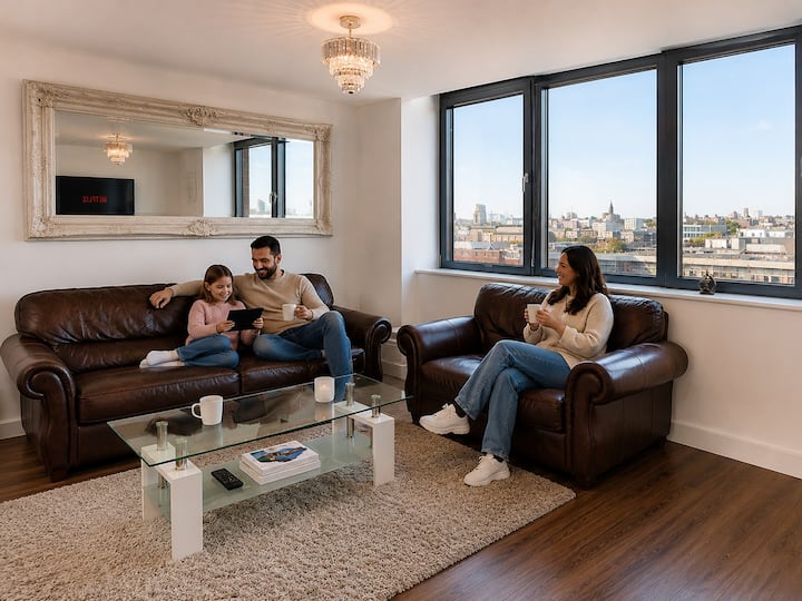 Spacious Liverpool City Centre Apartment With View - Liverpool