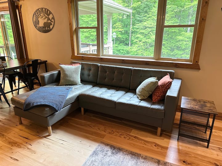 Main Floor- Open Concept Living Room, Dining, Dedicated Workspace, Kitchen