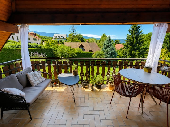 Cabane Entre Lac Et Montagnes - Golf & Parapente - Menthon-Saint-Bernard