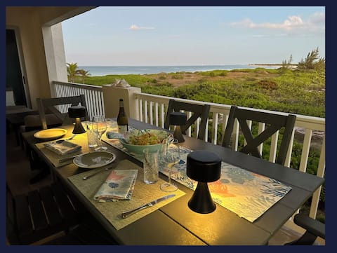 Lg Covered Balcony, beach front, Lg TV, Sonos