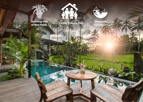 Peaceful Sanctuary 2BR Villa with Ricefield Views