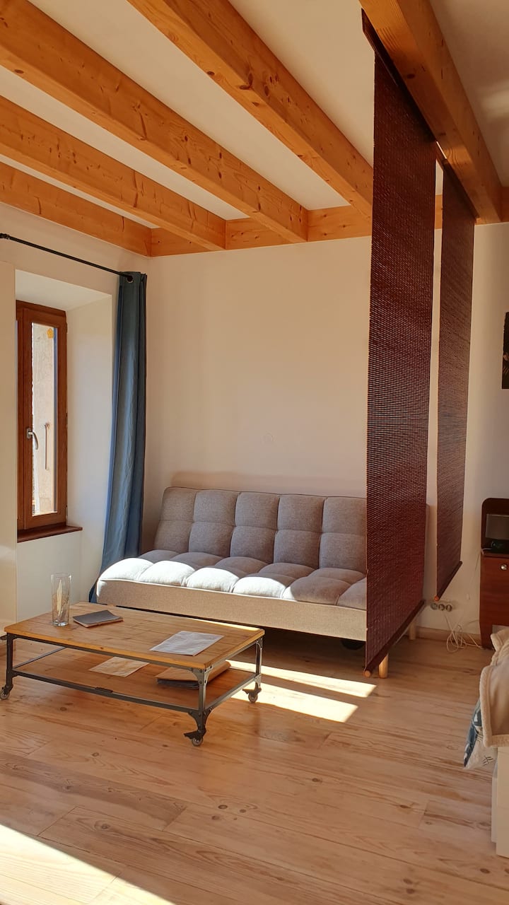 Superbe Studio Style Loft Aménagé Dans La Grange - Saint-Bonnet-en-Champsaur