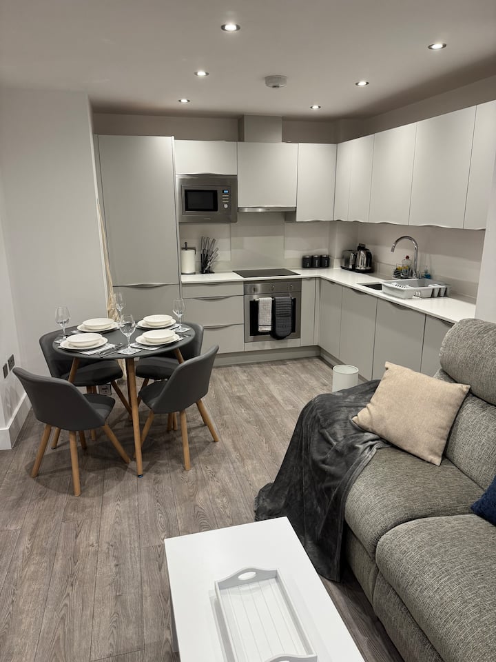 Oxford Cozy & Luxury 2-bed Flat Free Parking - Oxfordshire