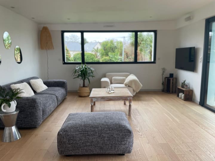 Maison Lumineuse Avec Jardin, Plages à Pied, 6pers - La Forêt-Fouesnant