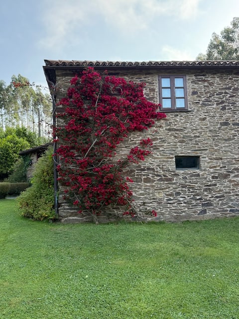 Quiet house near Pantín Beach