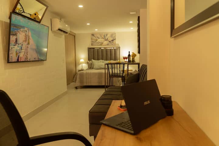 Work & Relax: Depa Con Fibra ÓPtica Y Ac Central - Cali