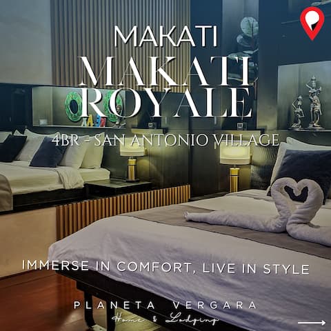 Makati Royale Luxury 4-Bedroom Home w/ Videoke