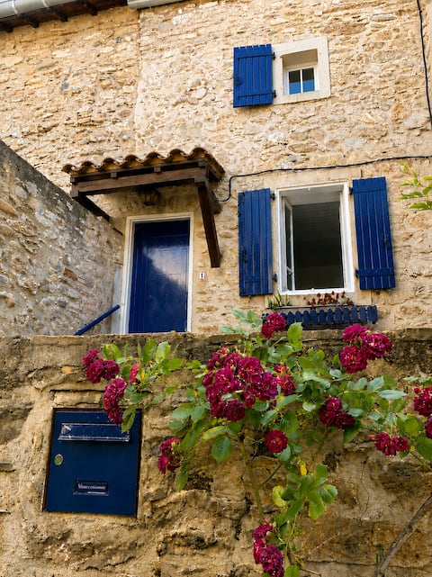Little blue house · Medieval village heart
